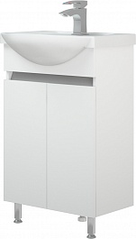 Corozo Мебель для ванной Джуно 50 М белая – фотография-3